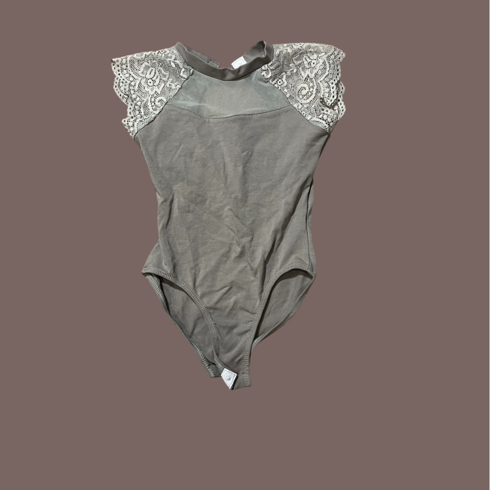 Beigeya Girls Ballet Leotard – Floral Lace | Size 120 (Approx. US 5–6) | NWT